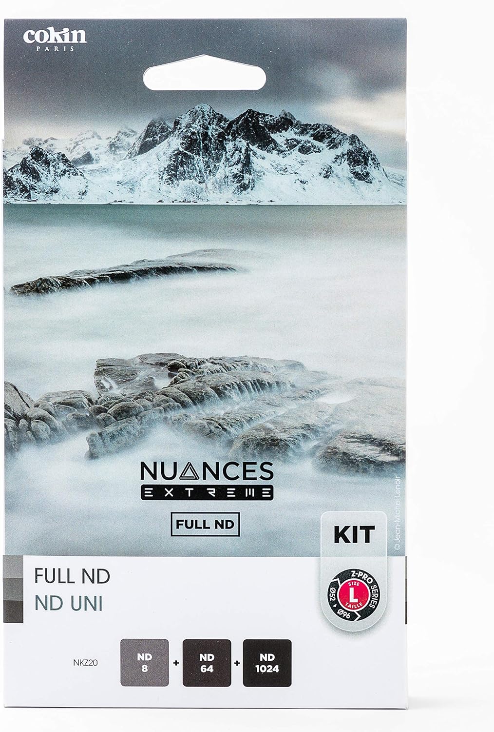 COKIN NUANCES Extreme Full ND-Set ND8 + ND64 + ND1024 neutralgrau - widerstandsfähiges Mineralglas -