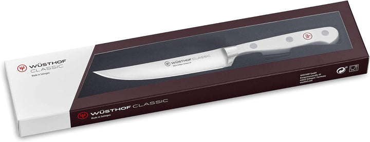 WÜSTHOF Classic White Steakmesser 12 cm Weiss Einzelmesser, Weiss Einzelmesser