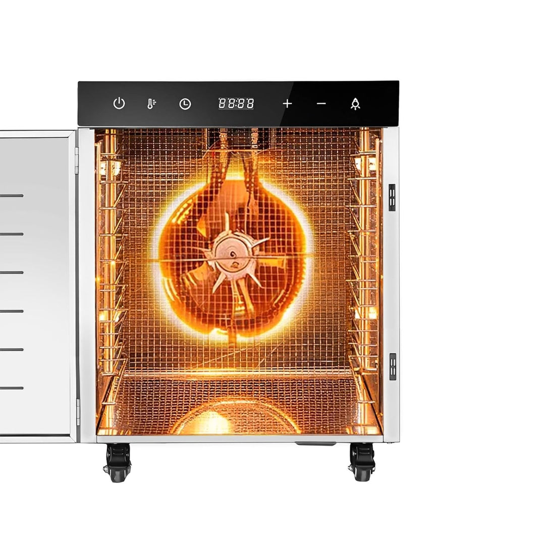 GGM Gastro | DGHB10 | Dörrgerät/Dörrautomat - mit 10 Ablagen - Edelstahl - 800 Watt