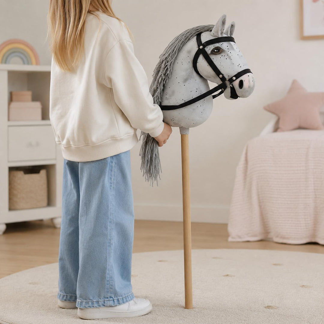 Sweety Toys 14521 Hobbyhorse Steckenpferd ohne Rollen geeignet für Hobbyhorsing Turniere