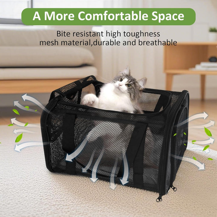 Transporttasche für Katze Hund,Katzentasche Transporttasche,Katzentransportbox,Faltbar Tragetasche K