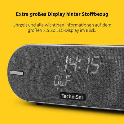 TechniSat DIGITRADIO BT 2 - tragbarer Premium-Bluetooth-Lautsprecher mit DAB+ Digitalradio (UKW, Uhr