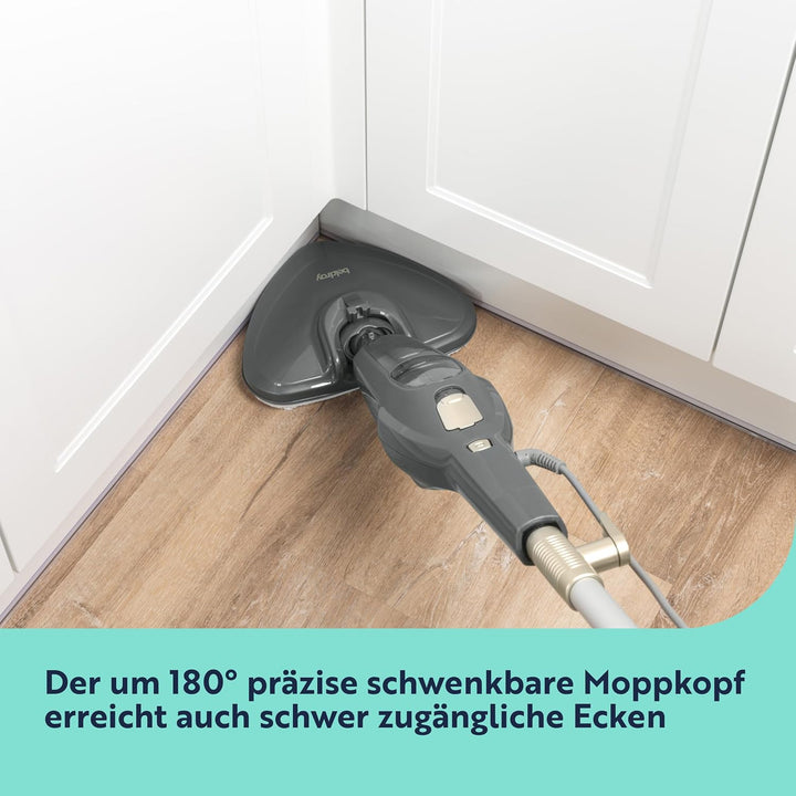 Beldray Clean &amp; Refresh Dampfreiniger – Dampfmopp, Chemikalienfreie Reinigung, Präzisionskopf für Ec
