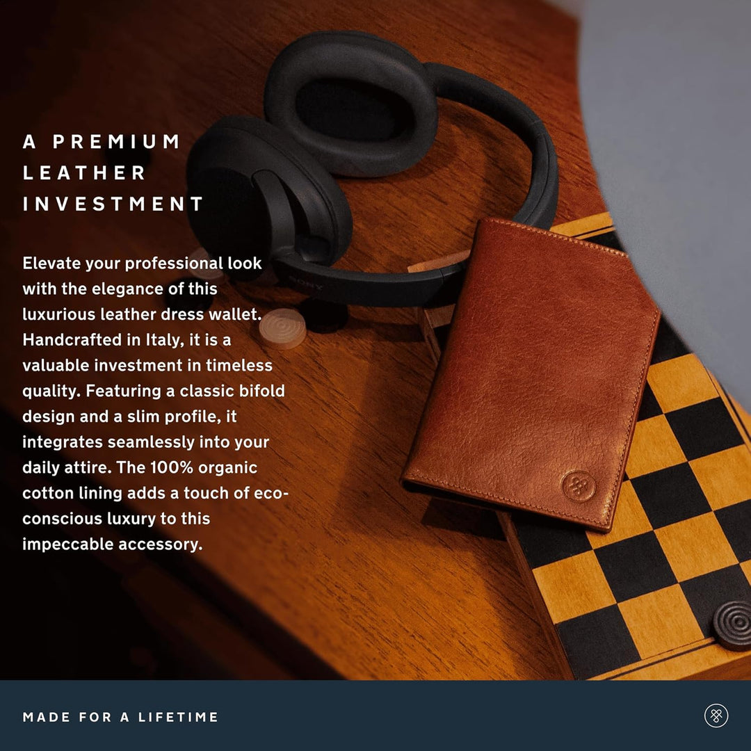 Maxwell Scott - Personalisierte Luxuriöse grosse Brieftasche aus Leder für Herren - Handgefertigt au