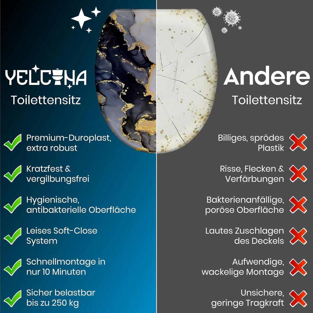Toilettendeckel Mit Absenkautomatik | WC Sitz Mit Absenkautomatik | Klodeckel Mit Absenkautomatik |