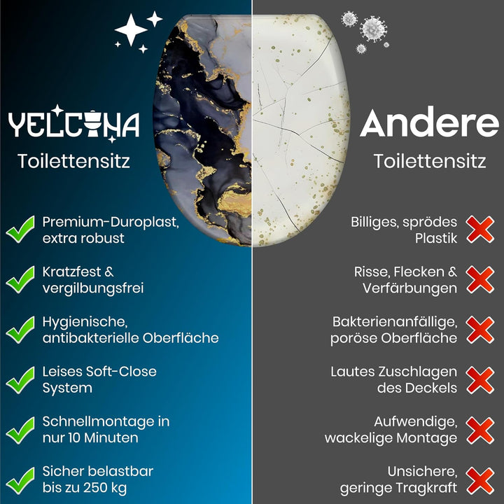 Toilettendeckel Mit Absenkautomatik | WC Sitz Mit Absenkautomatik | Klodeckel Mit Absenkautomatik |