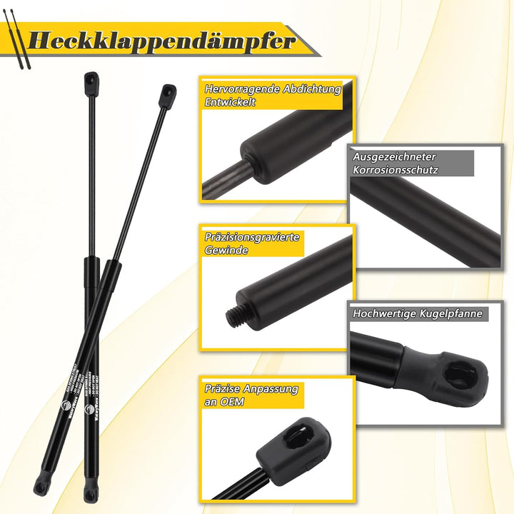 2X Heckklappendämpfer für Mercedes-Benz GLK-Klasse X204 200 220 250 280 300 320 350 SUV 2008-2015 Ko