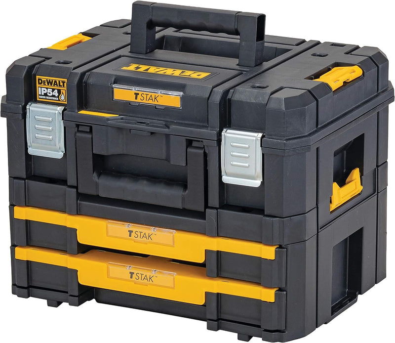 Dewalt T STAK Boxen Kombination DWST83395-1 (Kombination aus T STAK Boxen II und IV, IP54, anpassbar