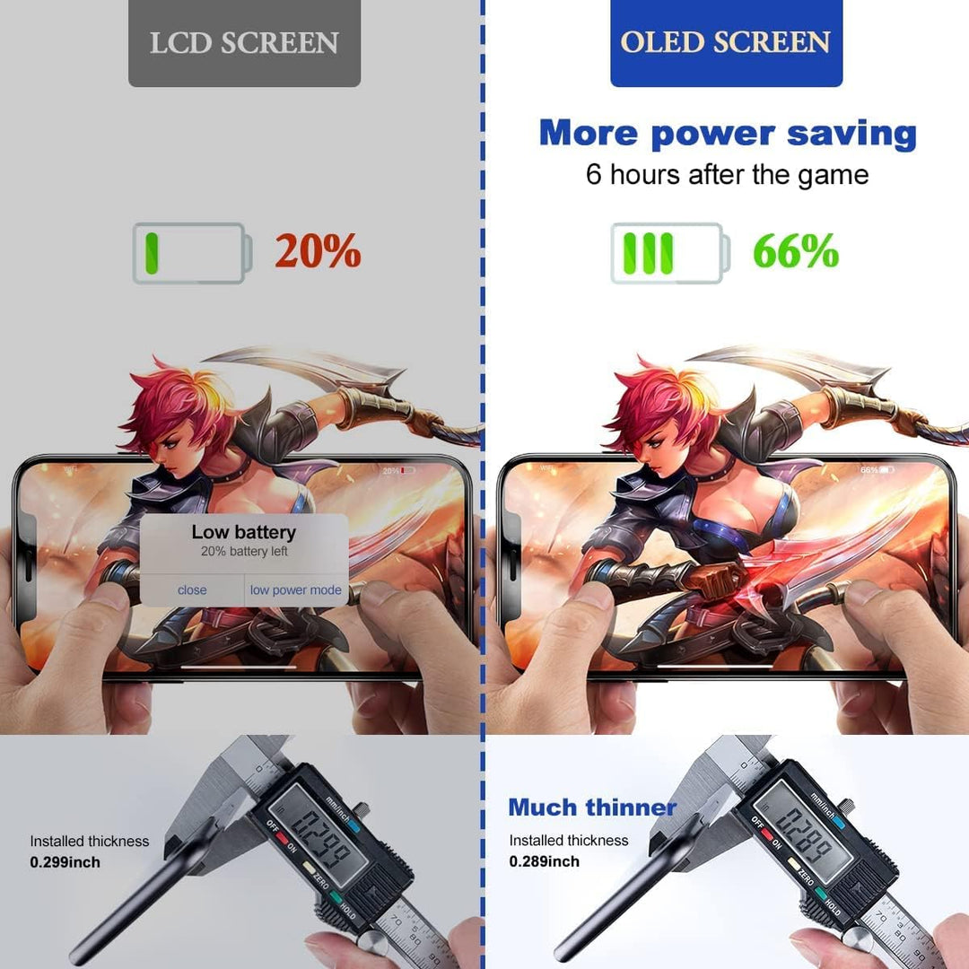 EFAITH für iPhone X Display OLED Ersatz Bildschirm 5,8" Full HD 3D Touchscreen Digitalisierer mit Re