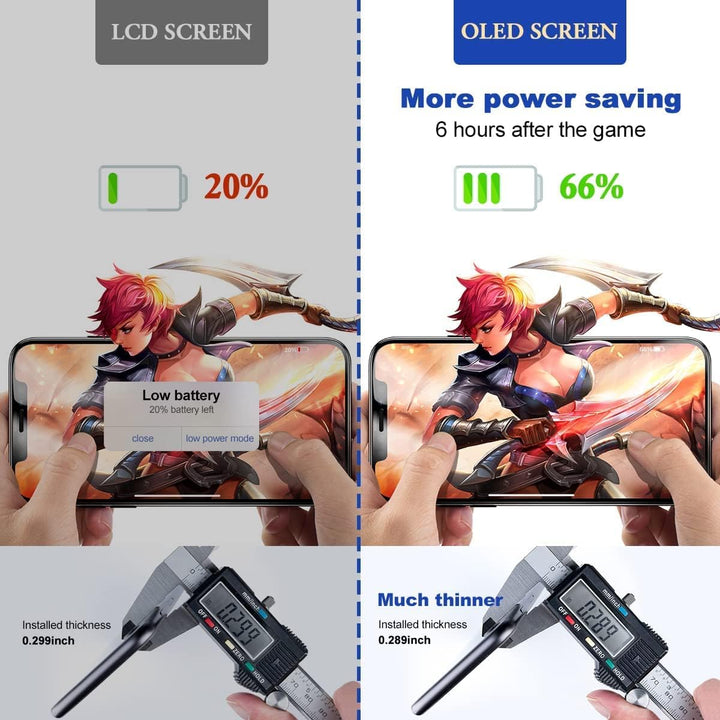 EFAITH für iPhone X Display OLED Ersatz Bildschirm 5,8" Full HD 3D Touchscreen Digitalisierer mit Re