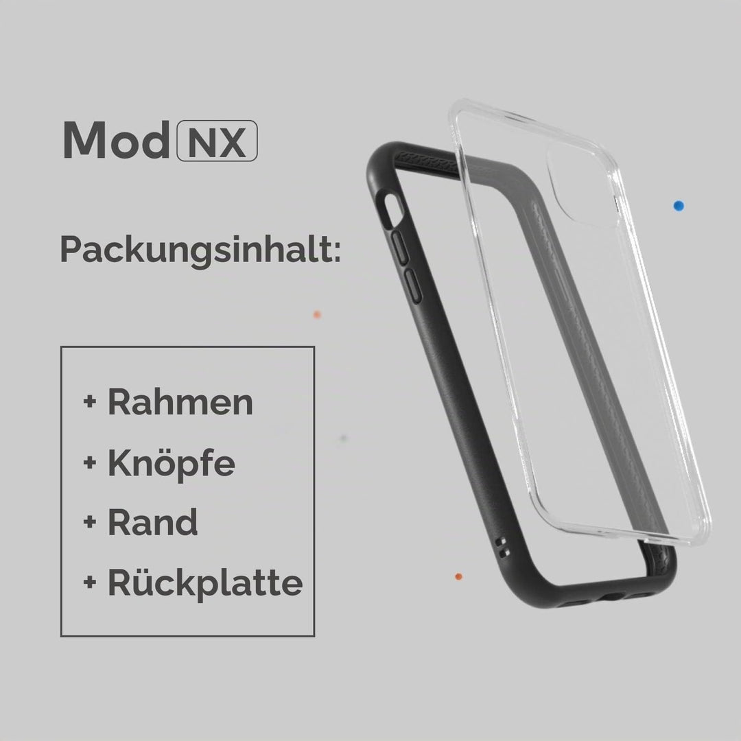 RhinoShield Modulares Case kompatibel mit [iPhone 11] | Mod NX - Anpassbare &amp; stossdämpfende Schutzh