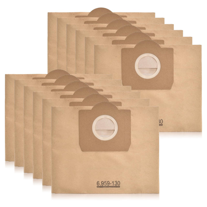Staubsaugerbeutel für Karcher 6.959-130.0 Papierfilterbeutel 10 Stück Staubsaugertüten für Kärcher N