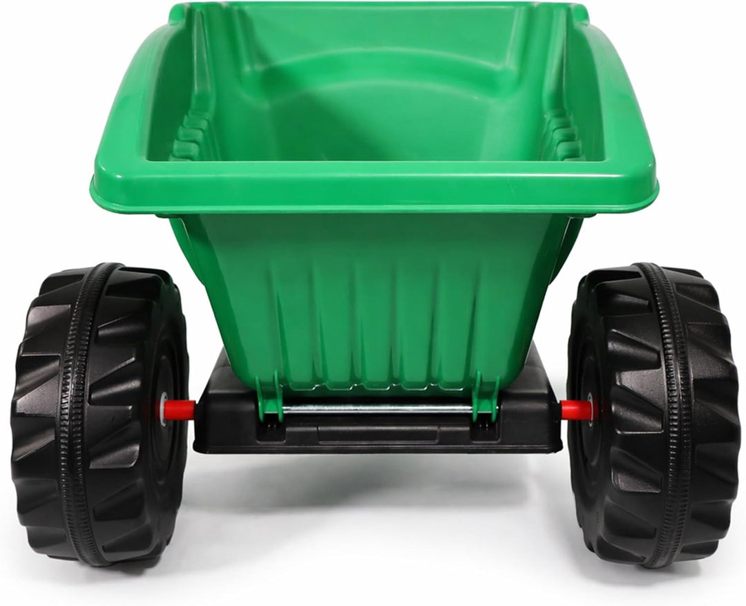 Lemodo, Anhänger für Kindertraktor, 35 kg belastbar, ab 3 Jahren, Kindertraktoranhänger, Transportan