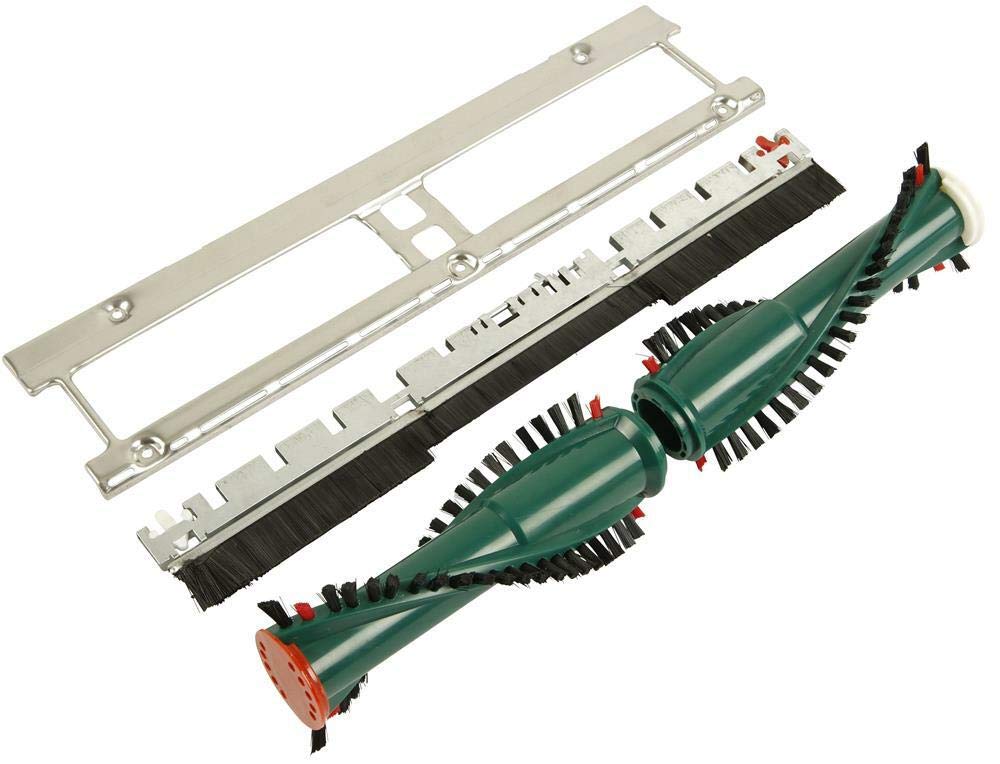 Set 3-teilig kompatibel mit Vorwerk Kobold 130 131 SC Bodenblech Frontbürste Ersatzbürsten EB 350/35