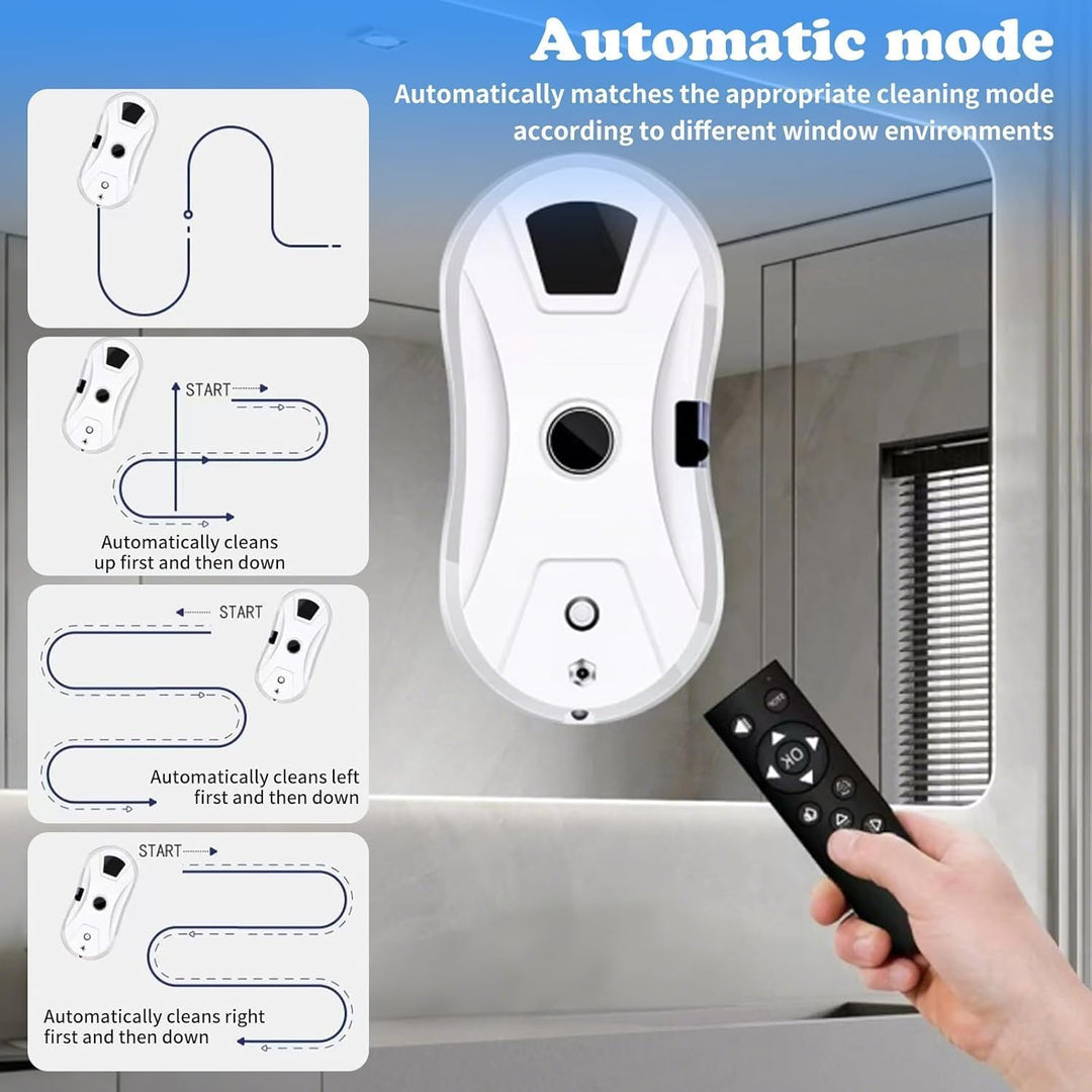 Osmo RoboClean Fensterputzroboter, automatischer Fensterreinigungsroboter mit starker Saugkraft, Sic
