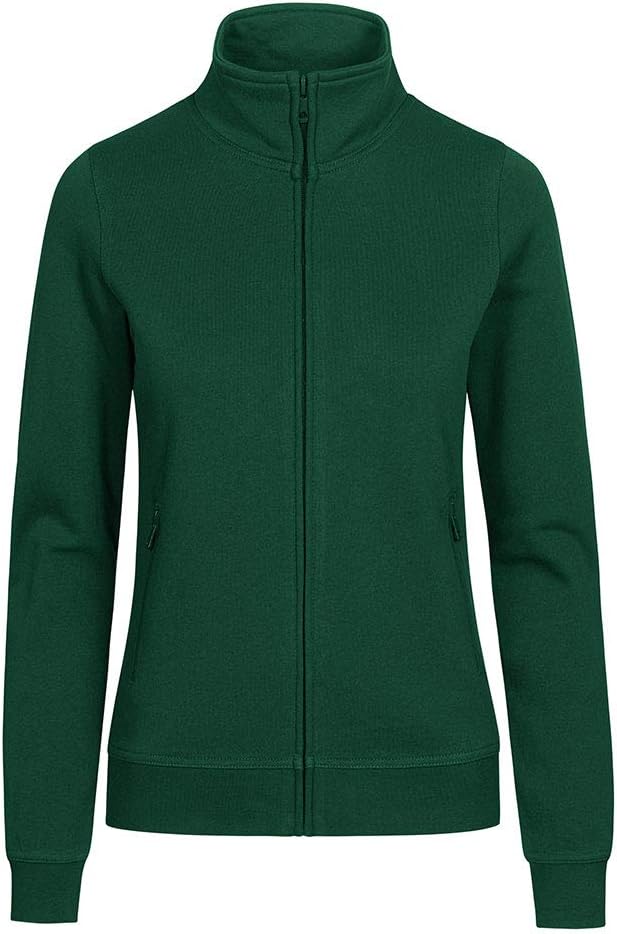 EXCD Sweatjacke Damen, Waldgrün, XL
