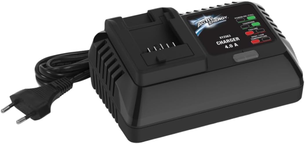 RB&G Active Energy Universal Akku-Ladegerät für Akku-Werkzeuge Gartengeräte für Aldi Produkte