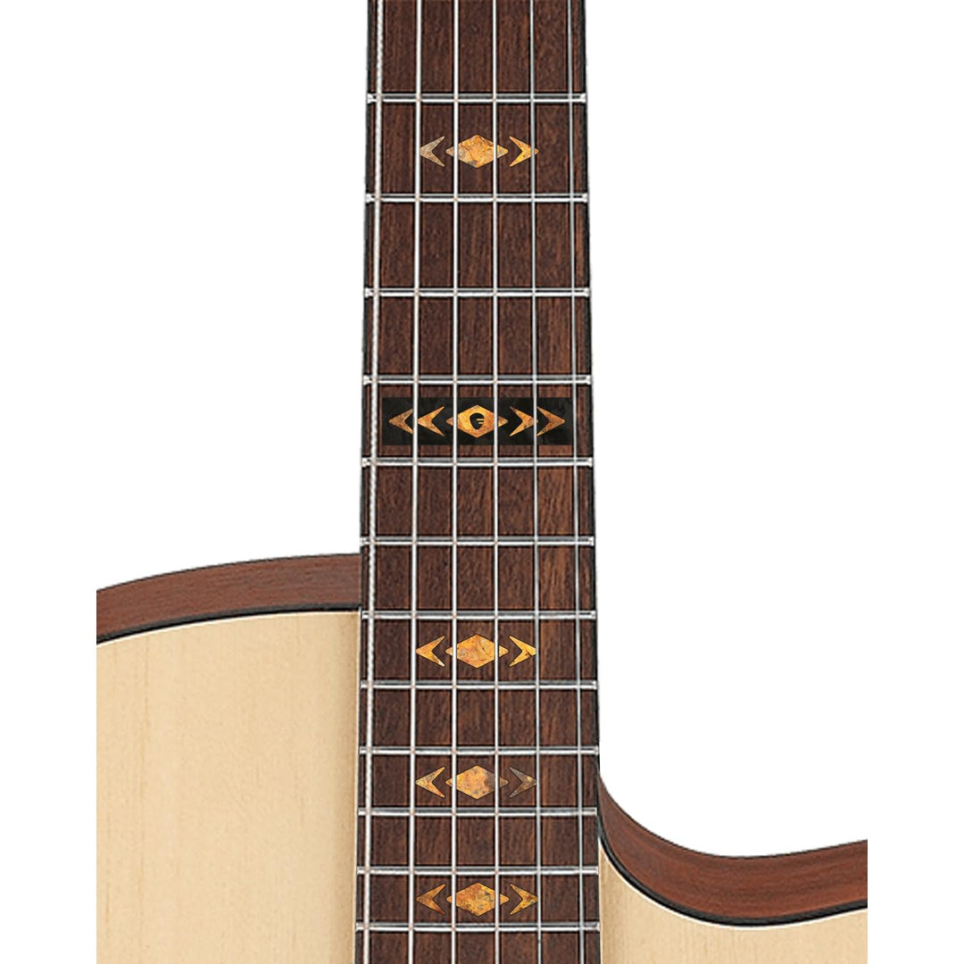 Diamonds & Arrows - Inlay Sticker für Akustik- und E-Gitarren Griffbretter - Made in Germany (Rusty