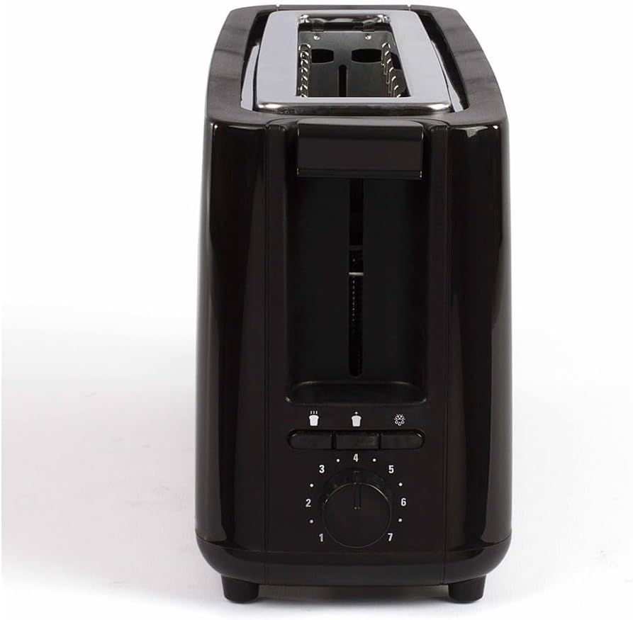 Schwarzer 1-Schlitz-Toaster - DOD168N, Schwarz