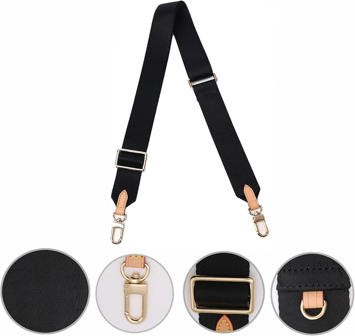 Multi Pochette Accessoires Schultergurt Ersatzgurt Verstellbar Crossbody Breite Segeltuch-Bügel für