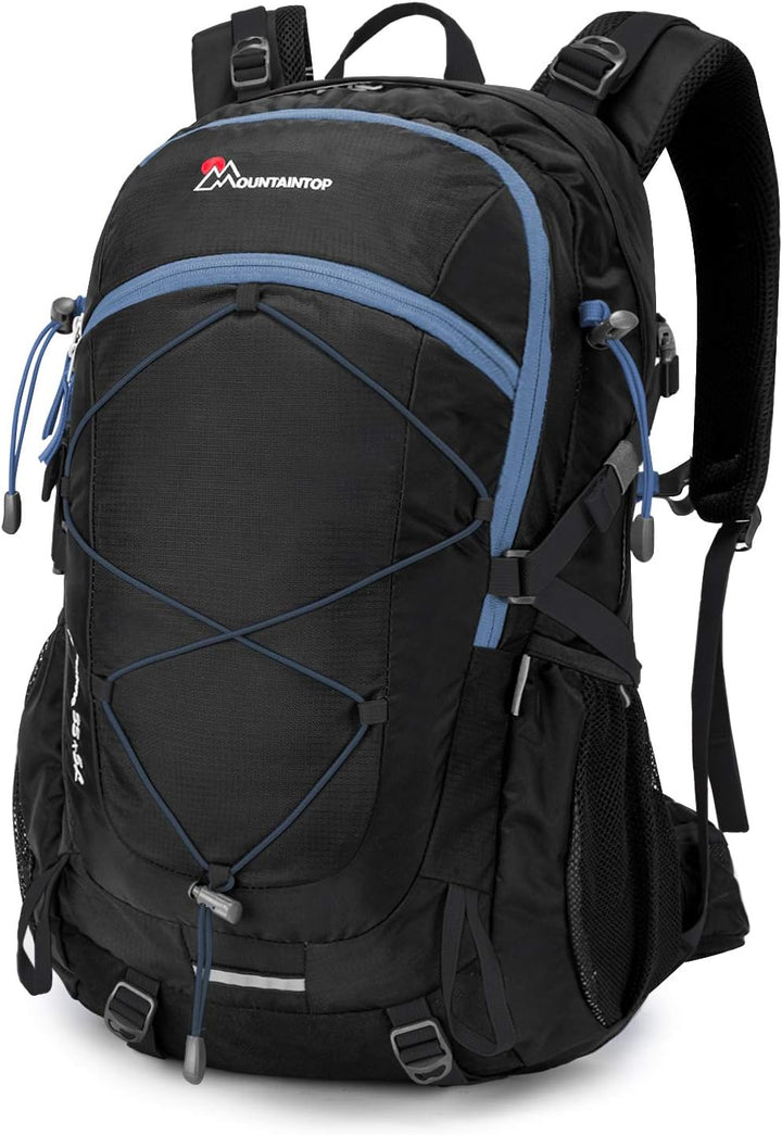 MOUNTAINTOP 40L Wanderrucksack Herren Damen Trekkingrucksack Outdoor Rucksäcke mit Regenhülle für Ca