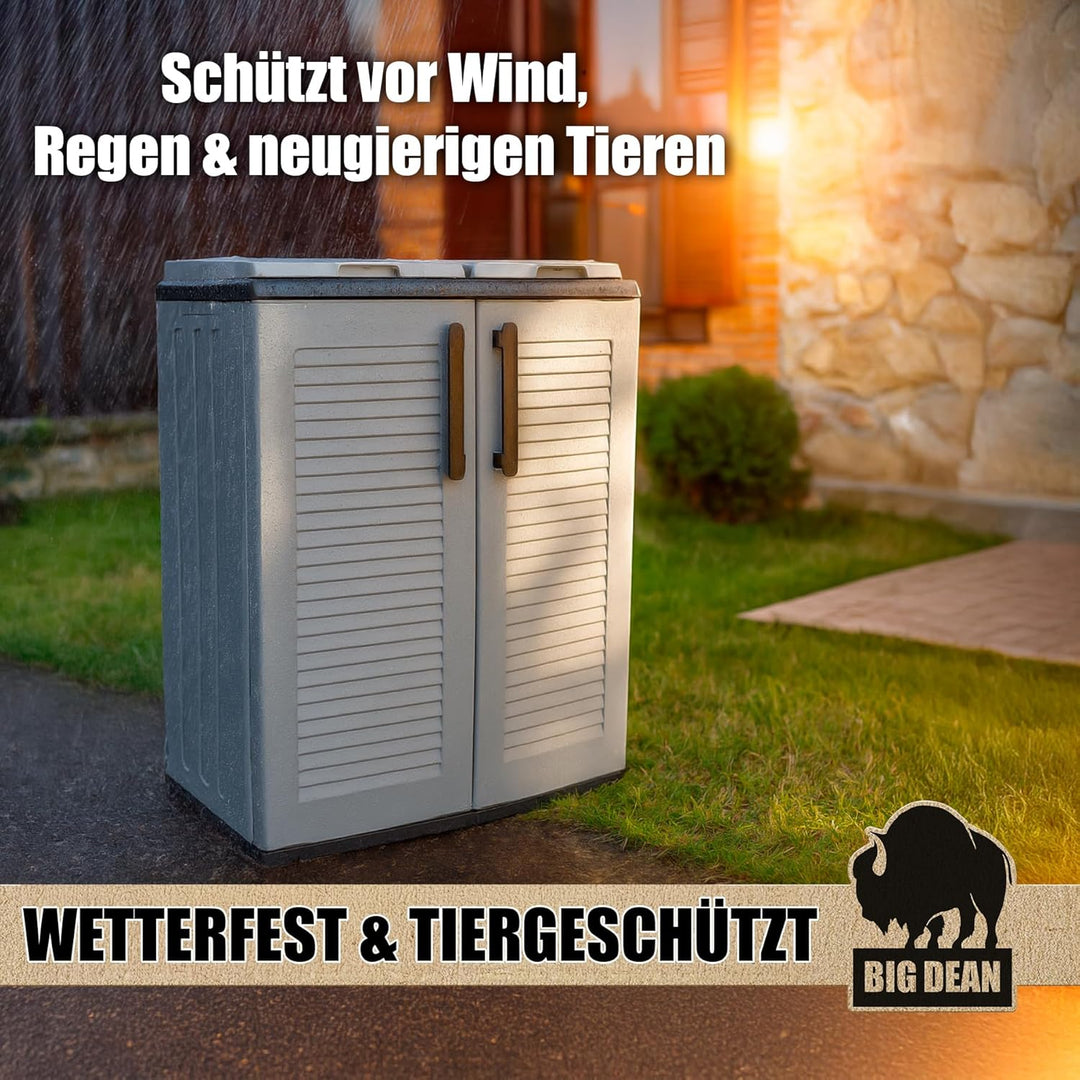 BigDean Mülltrennsystem Schrank Recycling System auch für Gelben Sack Made in Italy