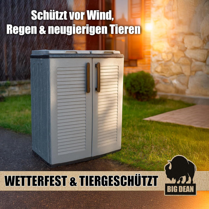 BigDean Mülltrennsystem Schrank Recycling System auch für Gelben Sack Made in Italy