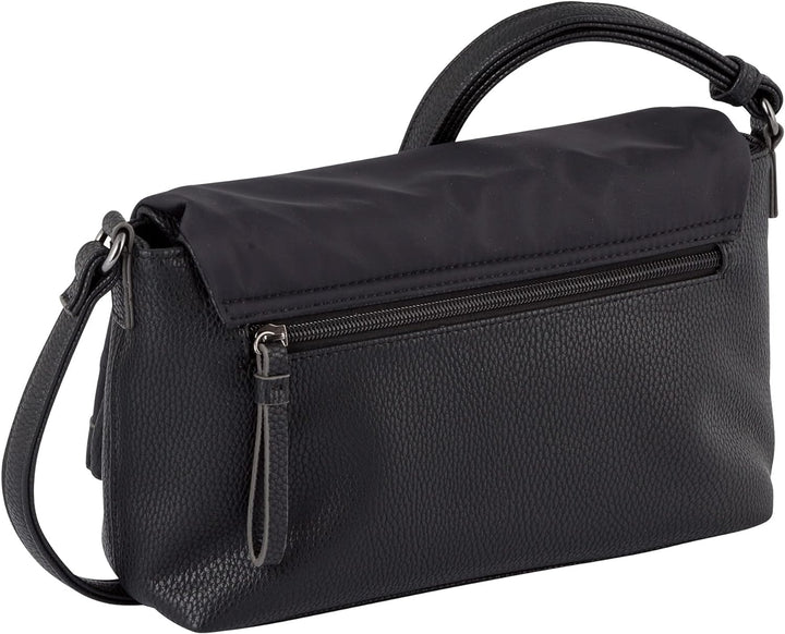 Denim TOM TAILOR CALA Damen Umhängetasche M, 26x7.5x16.5 Schwarz, Schwarz