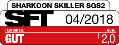 Sharkoon Skiller SGS2 Hochwertiger Gaming Stuhl mit Stoffbezug, Robuste Stahlrahmenkonstruktion, Fle