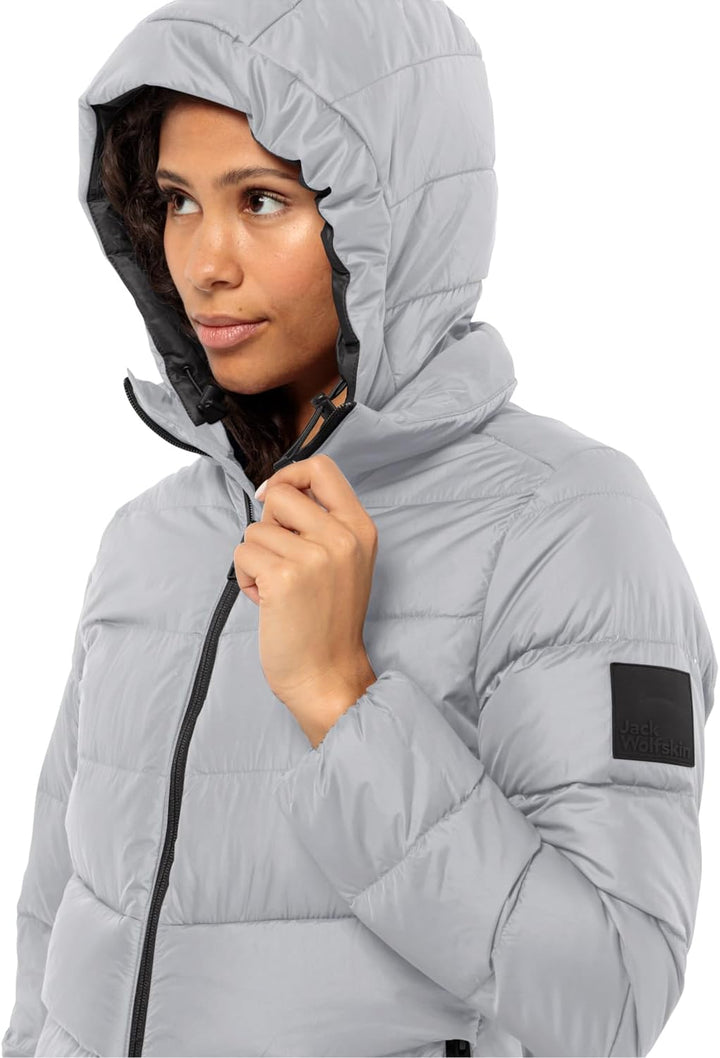 Jack Wolfskin Damen Lenauplatz Coat W Daunenmantel S seal, S seal