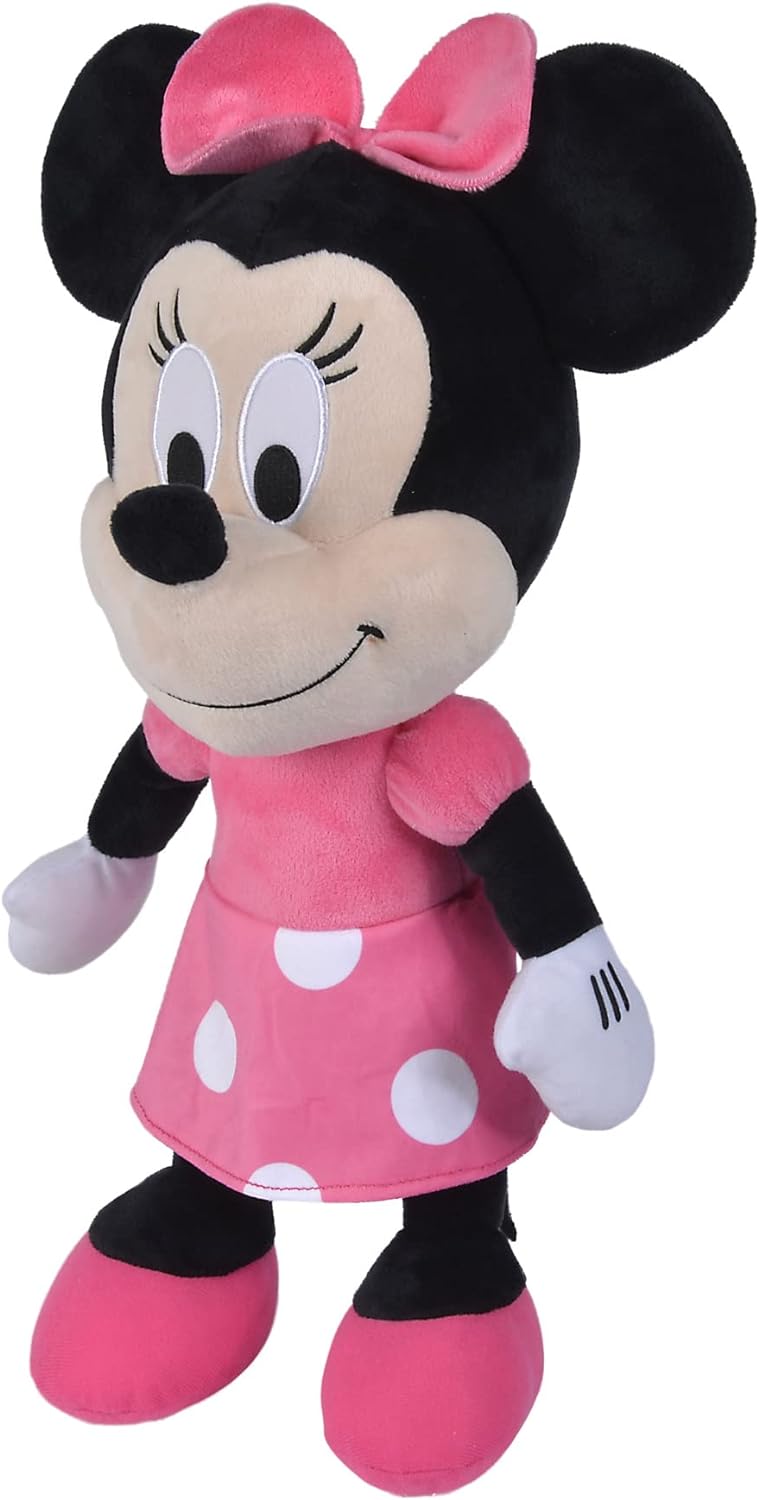 Simba 6315870382 Disney Happy Friends, Minnie Mouse, 48cm Plüschtier, Micky Maus, ab den ersten Lebe