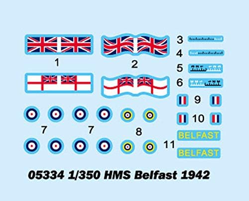 Trumpeter 05334 - Modellbausatz HMS Belfast 1942