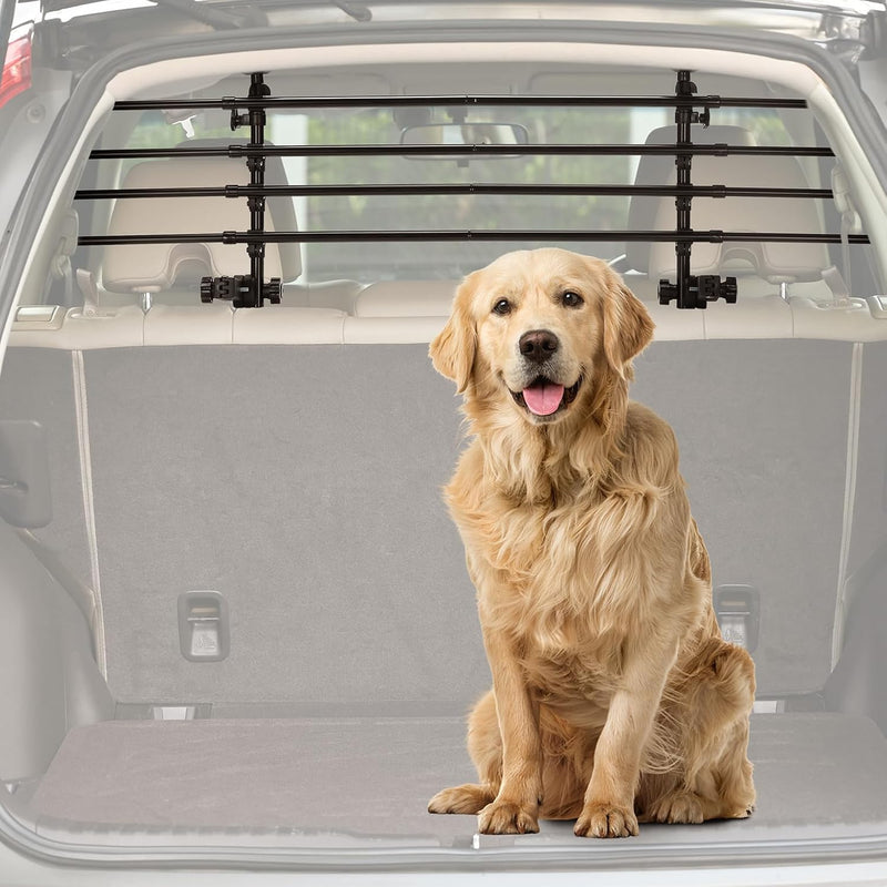 JOYTUTUS Schutzgitter Auto Hundegitter aus Aluminium Hundeschutzgitter Trenngitter Gepäckgitter Univ