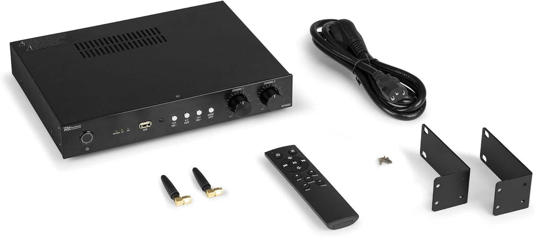 Power Dynamics WT460A WiFi 4-Channel Stereo Amplifier - Bluetooth - 240W 4 Kanäle 240W, 4 Kanäle 240