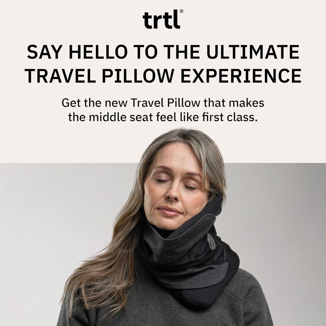 trtl-Reisekissen Cool als Nackenstütze – kühlendes Nackenkissen mit dämpfendem Schaumstoff für Stabi