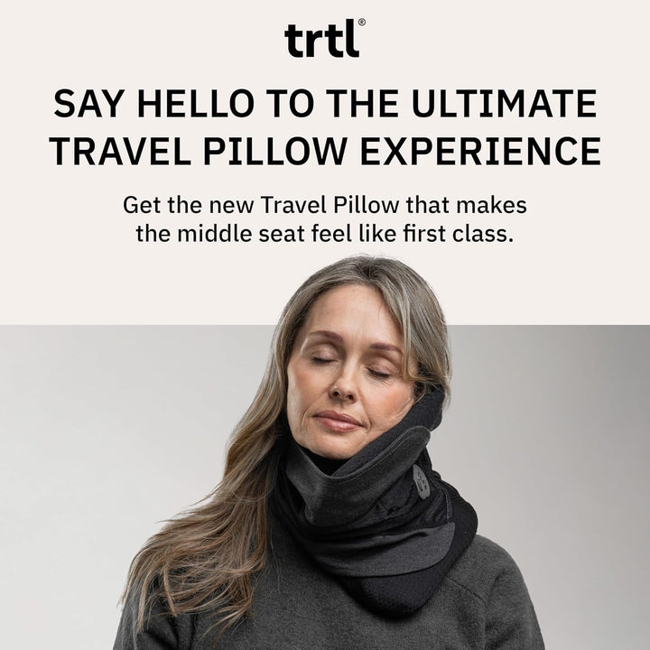 trtl-Reisekissen Cool als Nackenstütze – kühlendes Nackenkissen mit dämpfendem Schaumstoff für Stabi
