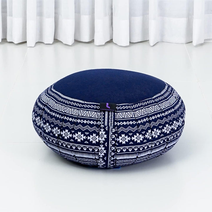 Leewadee Meditationskissen Set Sitzkissen Rund Zafu Yoga Kissen Zabuton Yogakissen Meditationskissen