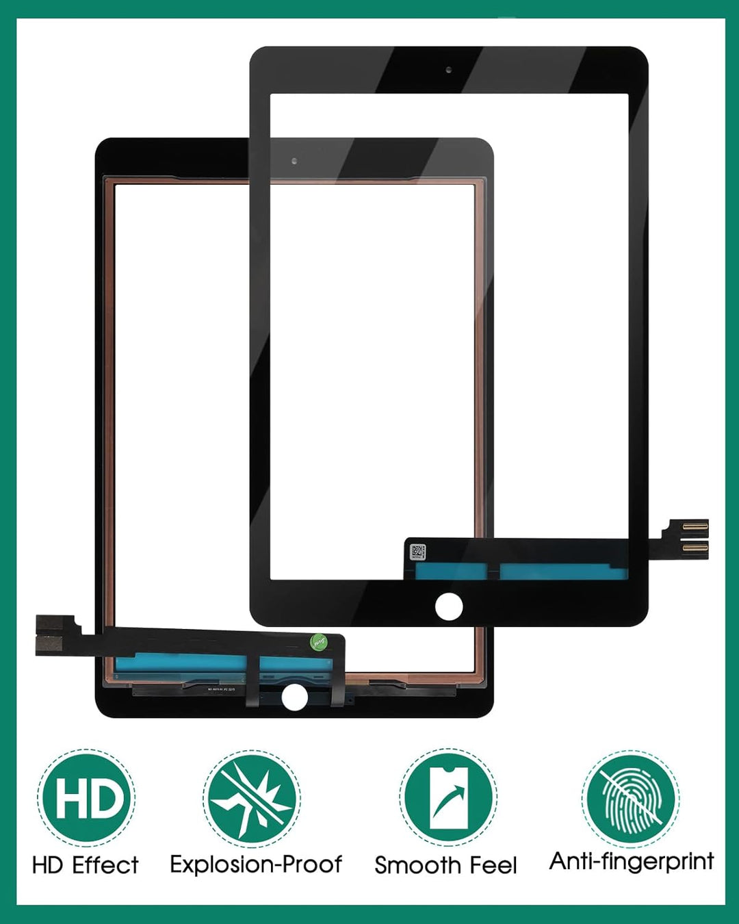 Touchscreen-Digitizer-Glas für iPad Pro 9.7 2016 Generation, für A1673 A1674 A1675 Touch-Display-Pan