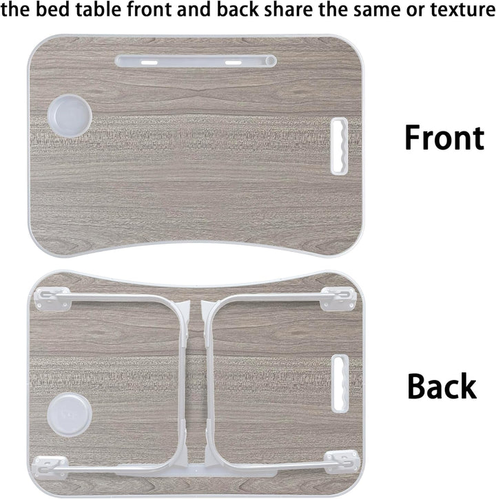 Laptop Bett Tisch, Beinen, tragbarer Frühstückstisch zum Essen, Lesen, Schreiben auf dem Bett, Sofa,