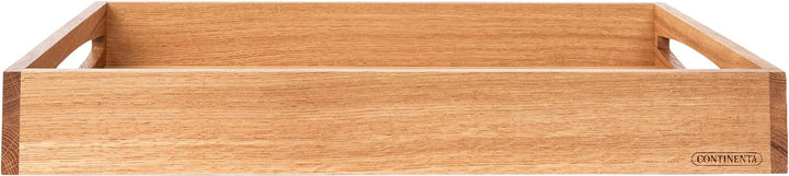 Continenta 4140 Oak Wood Tablett aus Eichenholz, Holz, Hellbraun