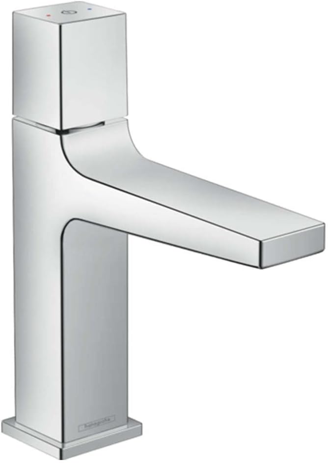 hansgrohe Wasserhahn Metropol Select (Armatur mit Auslauf Höhe 110 mm und Push-Open Ablaufgarnitur)