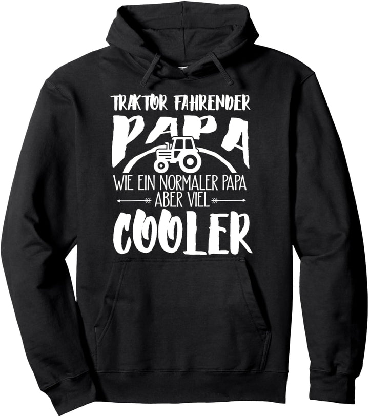 Traktor fahrender Papa. Traktor Papa Pullover Hoodie