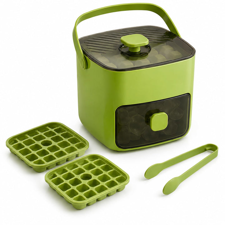 Klein Eiswürfelmaschine, Ice Cube Maker, 48 Stück Eiswürfel, einfaches Drücken, um das Eis zu lösen,