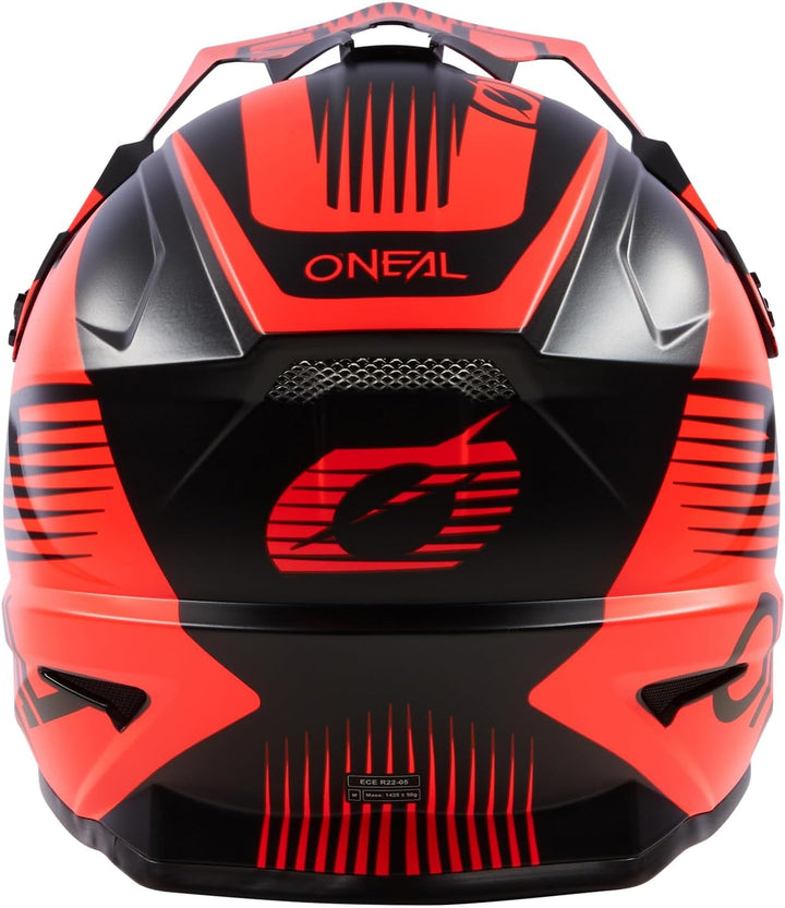 O'NEAL 3SRS Helm ATTACK Schwarz/Weiss XS Schwarz/Rot, XS Schwarz/Rot