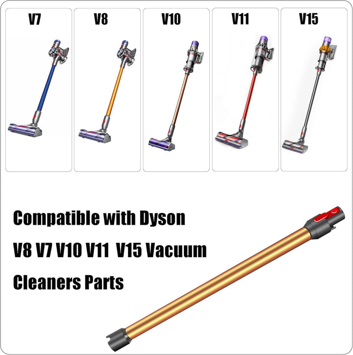 Italdos Verlängerungsrohr Teleskoprohr Rohr Kompatibel für Dyson V7 V8 V10 V11 V15 Länge 73 cm Schne