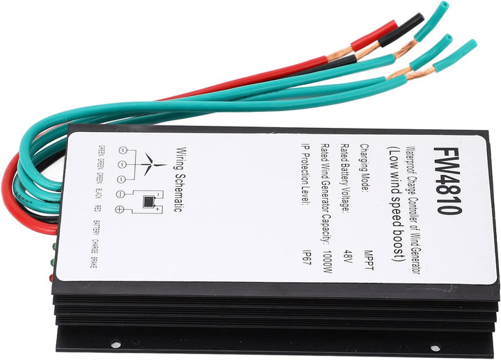 BuyWeek Windturbinen Laderegler, 1000W 48V MPPT Windgenerator Controller IP67 Wasserdicht Windkrafta