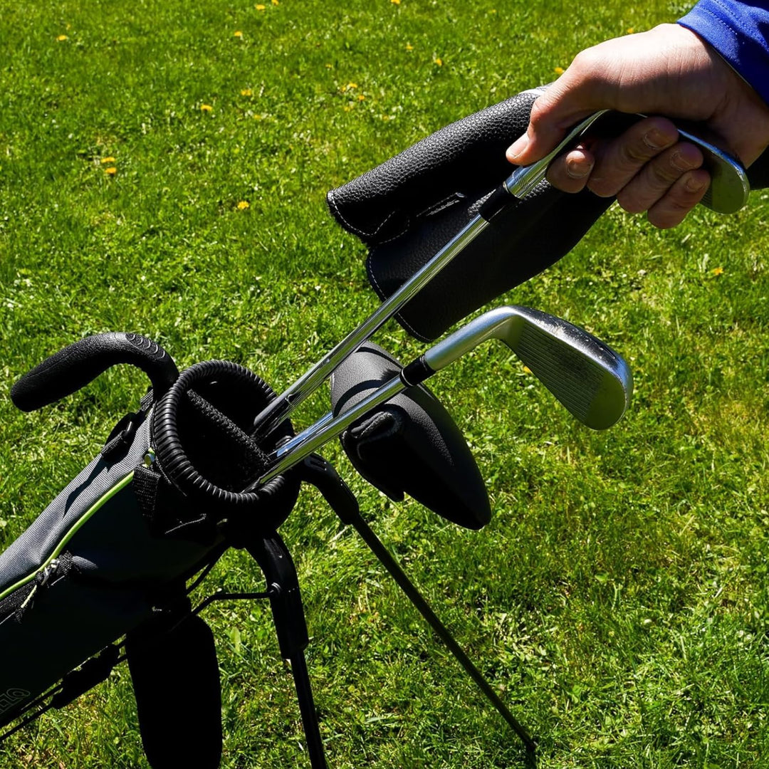 Izzo Golf-Sonntags-Standtaschen, leicht, Golf-Standtasche, Sonntags-Tasche Grau/Limette, Grau/Limett