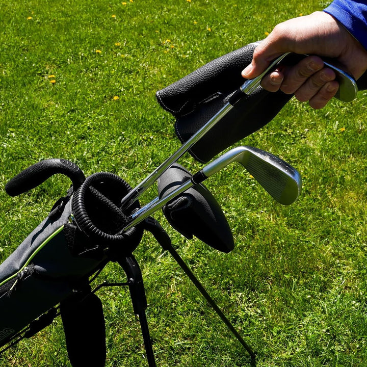 Izzo Golf-Sonntags-Standtaschen, leicht, Golf-Standtasche, Sonntags-Tasche Grau/Limette, Grau/Limett