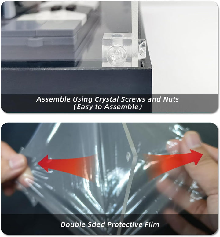 icuanuty Acryl Vitrine für Lego 43230 Tribute to Walt Disney 100. Jubiläumsset für Erwachsene mit Mi