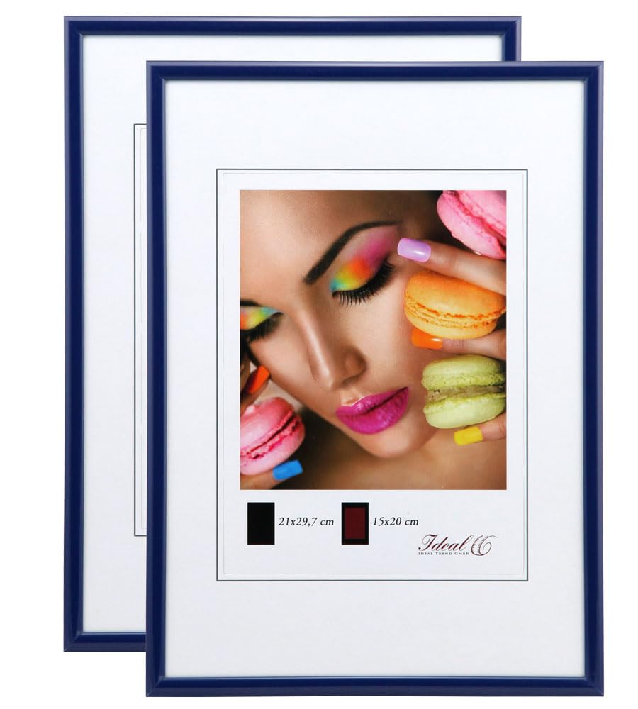 IDEAL TREND New Lifestyle Set Bilderrahmen Wanddeko Collage Poster Rahmen 2er 3er 5er Pack: Farbe: 2